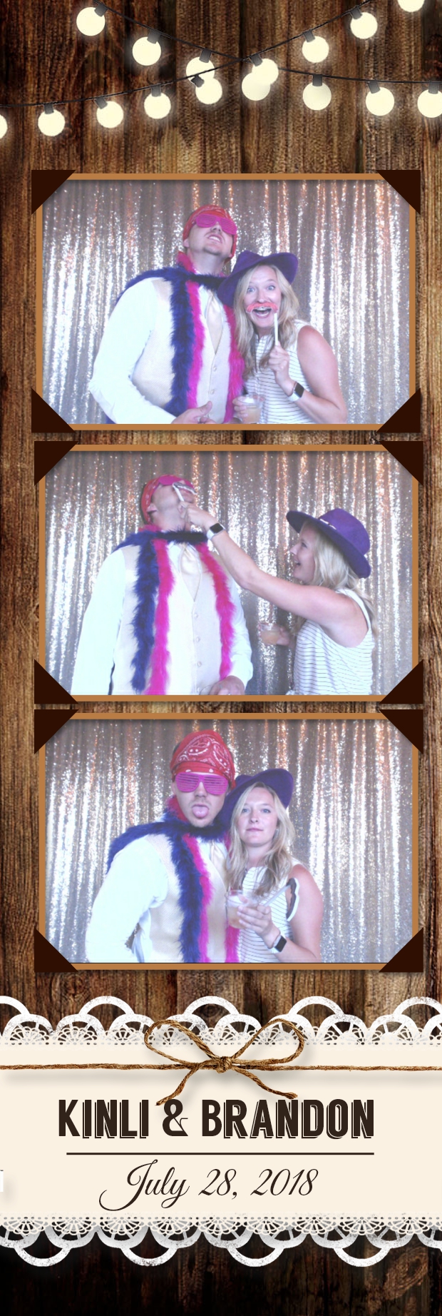 Kinli and Brandon's Wedding | View more photos from the event at gallery.photoboothbillings.com/u/PhotoBoothBillings/Kinli-and-Brandons-Wedding